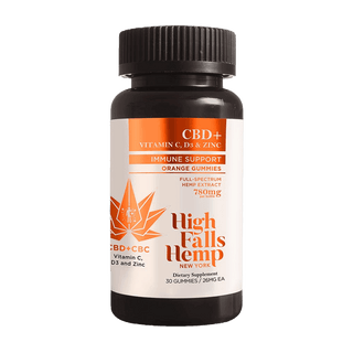 CBD Orange Immunity Gummies - High Falls Hemp NY