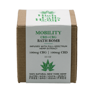 CBD + CBG Mobility Bath Bomb - High Falls Hemp NY