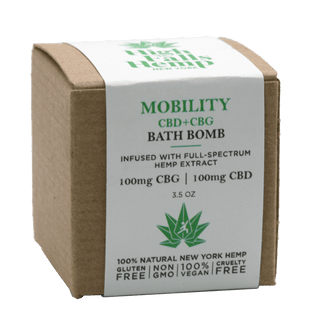 CBD + CBG Mobility Bath Bomb - High Falls Hemp NY