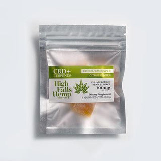 CBD Citrus Ginger Gummies - High Falls Hemp NY