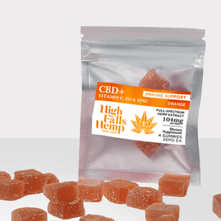 CBD Orange Immunity Gummies - High Falls Hemp NY