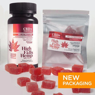 CBD Pomegranate Gummies - High Falls Hemp NY