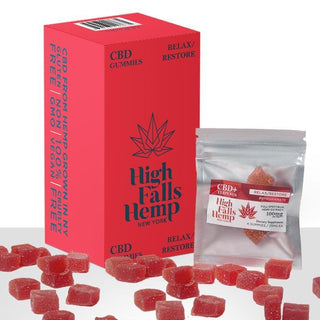 CBD Pomegranate Gummies - High Falls Hemp NY