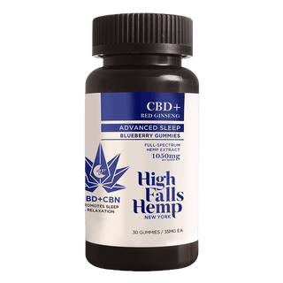 CBN+CBD Blueberry Advance Sleep Gummy - High Falls Hemp NY